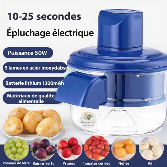 Éplucheur Électrique Automatique 5 Lames™